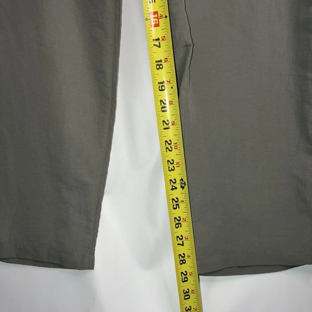 World Wide Sportsman Pants Mens XL/30 Grey Nylon Convertible Zip Off Fishing